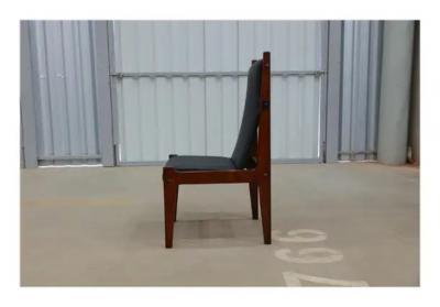 Sergio Rodrigues Brazilian Modern Twelve Chair Set in Hardwood Leather Sergio Rodrigues 1960s