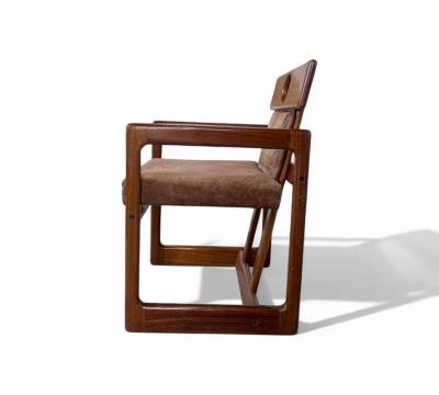 Sergio Rodrigues Cuiaba Dining Chair with Armrests Sergio Rodrigues 1970s
