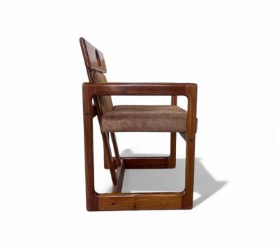 Sergio Rodrigues Cuiaba Dining Chair with Armrests Sergio Rodrigues 1970s