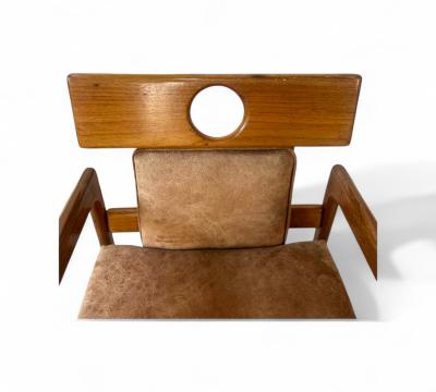 Sergio Rodrigues Cuiaba Dining Chair with Armrests Sergio Rodrigues 1970s
