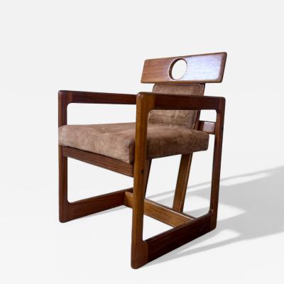 Sergio Rodrigues Cuiaba Dining Chair with Armrests Sergio Rodrigues 1970s