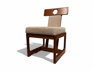 Sergio Rodrigues Cuiaba Dining Set in Hardwood Sergio Rodrigues 1970s Lot 478 479