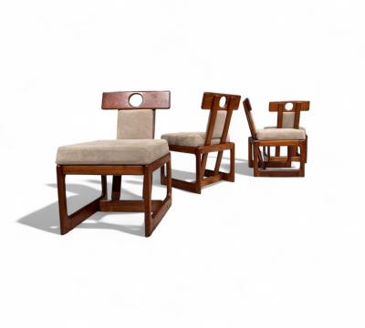 Sergio Rodrigues Cuiaba Dining Set in Hardwood Sergio Rodrigues 1970s Lot 478 479