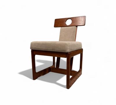 Sergio Rodrigues Cuiaba Dining Set in Hardwood Sergio Rodrigues 1970s Lot 478 479