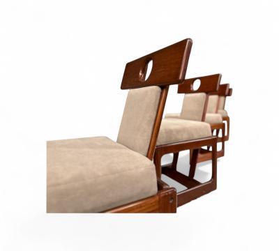 Sergio Rodrigues Cuiaba Dining Set in Hardwood Sergio Rodrigues 1970s Lot 478 479