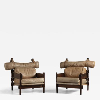 Sergio Rodrigues Franco Lounge Chairs with headrest Sergio Rodrigues Brazilian Modern Design