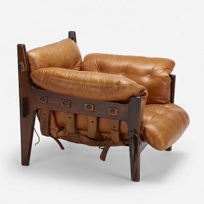 Sergio Rodrigues JACARANDA AND LEATHER MISCHEVIOUS CHAIR BY SERGIO RODRIGUES