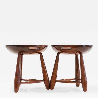 Sergio Rodrigues MOCHO WOODEN STOOLS