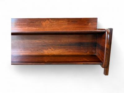 Sergio Rodrigues Macedo Sofa in Rosewood Grey Boucle Sergio Rodrigues 1960s Lot 548A