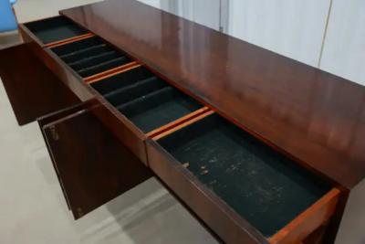 Sergio Rodrigues Mid Century Modern Credenza in Hardwood by Sergio Rodrigues 1960 s