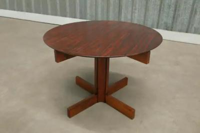 Sergio Rodrigues Mid Century Modern Dining Table in Hardwood by Sergio Rodrigues 1960 Brazil