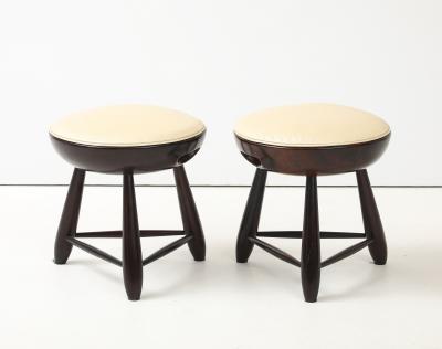 Sergio Rodrigues Mid Century Modern Pair of Mocho Stools by Sergio Rodrigues Brazil 1960s