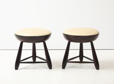 Sergio Rodrigues Mid Century Modern Pair of Mocho Stools by Sergio Rodrigues Brazil 1960s
