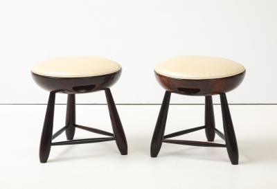 Sergio Rodrigues Mid Century Modern Pair of Mocho Stools by Sergio Rodrigues Brazil 1960s