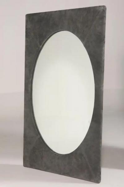 Sergio Rodrigues Mid Century Modern Pair of Oval wall mirrors by Sergio Rodrigues 1960s