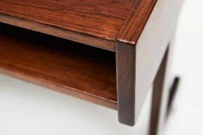 Sergio Rodrigues Midcentury Modern Console in Hardwood Chrome Wheels Sergio Rodrigues Brazil