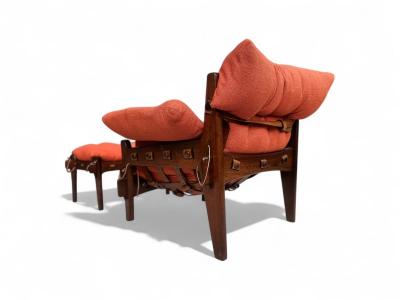 Sergio Rodrigues Moleca Lounge Chair with Stool Sergio Rodrigues 1963 Lot 214 346A