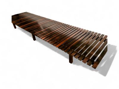 Sergio Rodrigues Mucki bench in Rosewood Sergio Rodrigues 1958 Lot 872