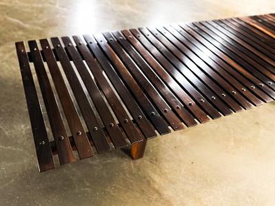 Sergio Rodrigues Mucki bench in Rosewood Sergio Rodrigues 1958 Lot 872B