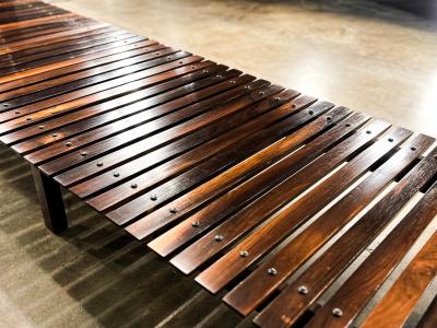 Sergio Rodrigues Mucki bench in Rosewood Sergio Rodrigues 1958 Lot 872B