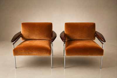Sergio Rodrigues Pair of Beto Armchairs by Sergio Rodrigues in Brazilian Rosewood