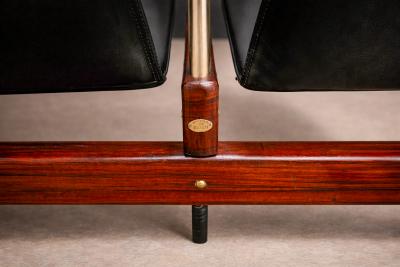 Sergio Rodrigues Pair of Double Longarina Auditorium Chairs Sergio Rodrigues