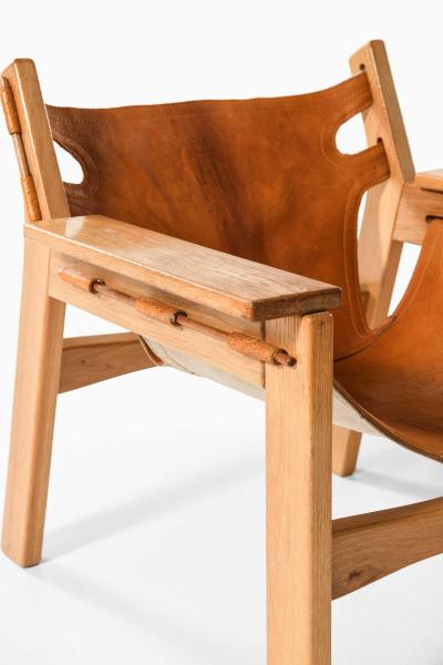 Sergio Rodrigues Pair of Sergio Rodrigues Oak Leather Easy Chairs by OCA 1970s