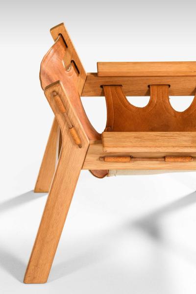 Sergio Rodrigues Pair of Sergio Rodrigues Oak Leather Easy Chairs by OCA 1970s