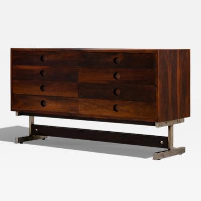 Sergio Rodrigues S rgio Rodrigues Dalmo Chest of Drawers in Rosewood and Chromed Steel Oca