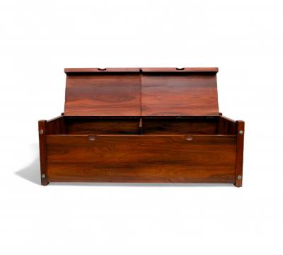 Sergio Rodrigues Sabara Trunk in Rosewood Sergio Rodrigues 1965s Lot 245A