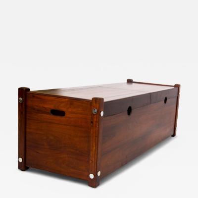 Sergio Rodrigues Sabara Trunk in Rosewood Sergio Rodrigues 1965s Lot 245A