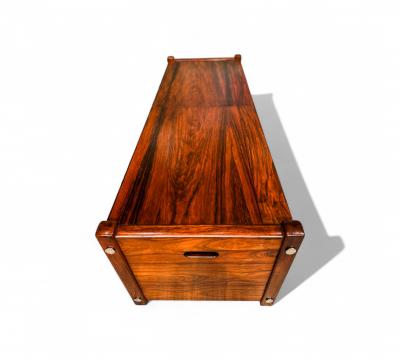 Sergio Rodrigues Sabara Trunk in Rosewood Sergio Rodrigues 1965s Lot 330A