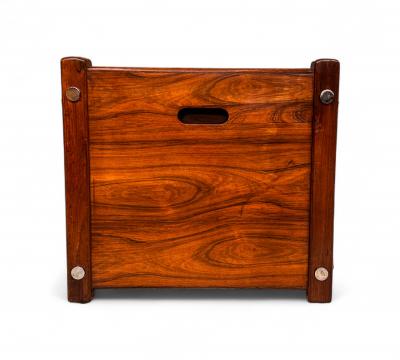 Sergio Rodrigues Sabara Trunk in Rosewood Sergio Rodrigues 1965s Lot 330A