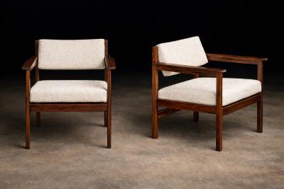 Sergio Rodrigues Sergio Rodrigues 1959 Eight Tiao chairs in Rosewood 2 armchairs 6 chairs 