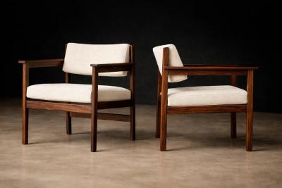 Sergio Rodrigues Sergio Rodrigues 1959 Eight Tiao chairs in Rosewood 2 armchairs 6 chairs 