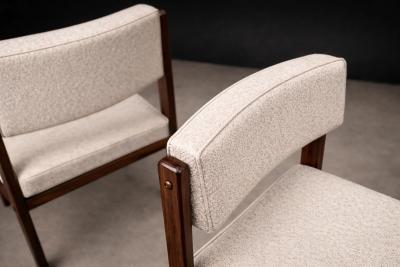 Sergio Rodrigues Sergio Rodrigues 1959 Eight Tiao chairs in Rosewood 2 armchairs 6 chairs 