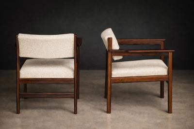 Sergio Rodrigues Sergio Rodrigues 1959 Eight Tiao chairs in Rosewood 2 armchairs 6 chairs 