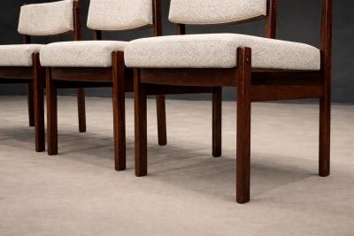 Sergio Rodrigues Sergio Rodrigues 1959 Eight Tiao chairs in Rosewood 2 armchairs 6 chairs 