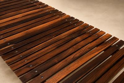 Sergio Rodrigues Sergio Rodrigues Brazilian Modern 1958 Mucki bench in Rosewood