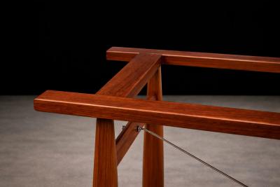 Sergio Rodrigues Sergio Rodrigues Burton Dining Table in Freij Polished Black Stone