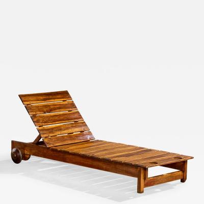 Sergio Rodrigues Sergio Rodrigues Chaise Longue in Wood Brazil 1980s