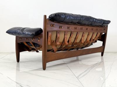 Sergio Rodrigues Sergio Rodrigues Mole Sheriff Sofa Rosewood Leather 1960s