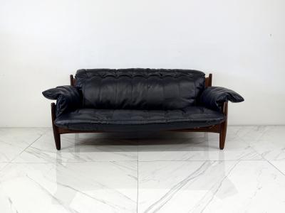 Sergio Rodrigues Sergio Rodrigues Mole Sheriff Sofa Rosewood Leather 1960s