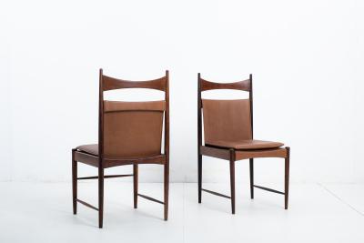 Sergio Rodrigues Set of 5 Mid Century Modern Cantu Alta Chairs by Sergio Rodrigues Brazil 1960s