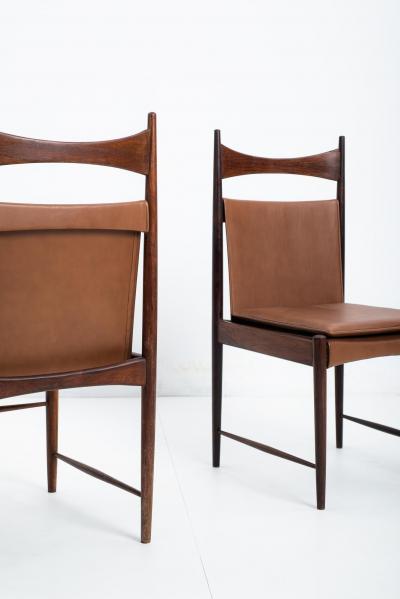 Sergio Rodrigues Set of 5 Mid Century Modern Cantu Alta Chairs by Sergio Rodrigues Brazil 1960s