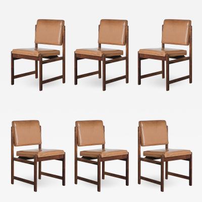 Sergio Rodrigues Set of 6 Marco Chairs by Sergio Rodrigues 1960 Brazilian Hardwood