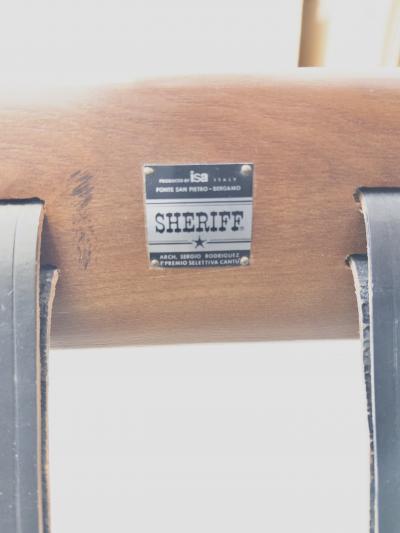 Sergio Rodrigues Sheriff sofa by Sergio Rodrigues for ISA Bergamo