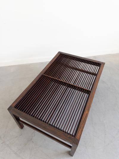 Sergio Rodrigues Slatted Coffee table by Sergio Rodrigues and Jorge Jabour