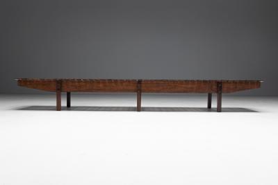 Sergio Rodrigues Slatted Mucki Bench by Sergio Rodrigues Brazil 1960s