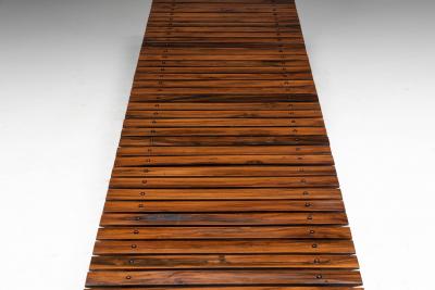 Sergio Rodrigues Slatted Mucki Bench by Sergio Rodrigues Brazil 1960s